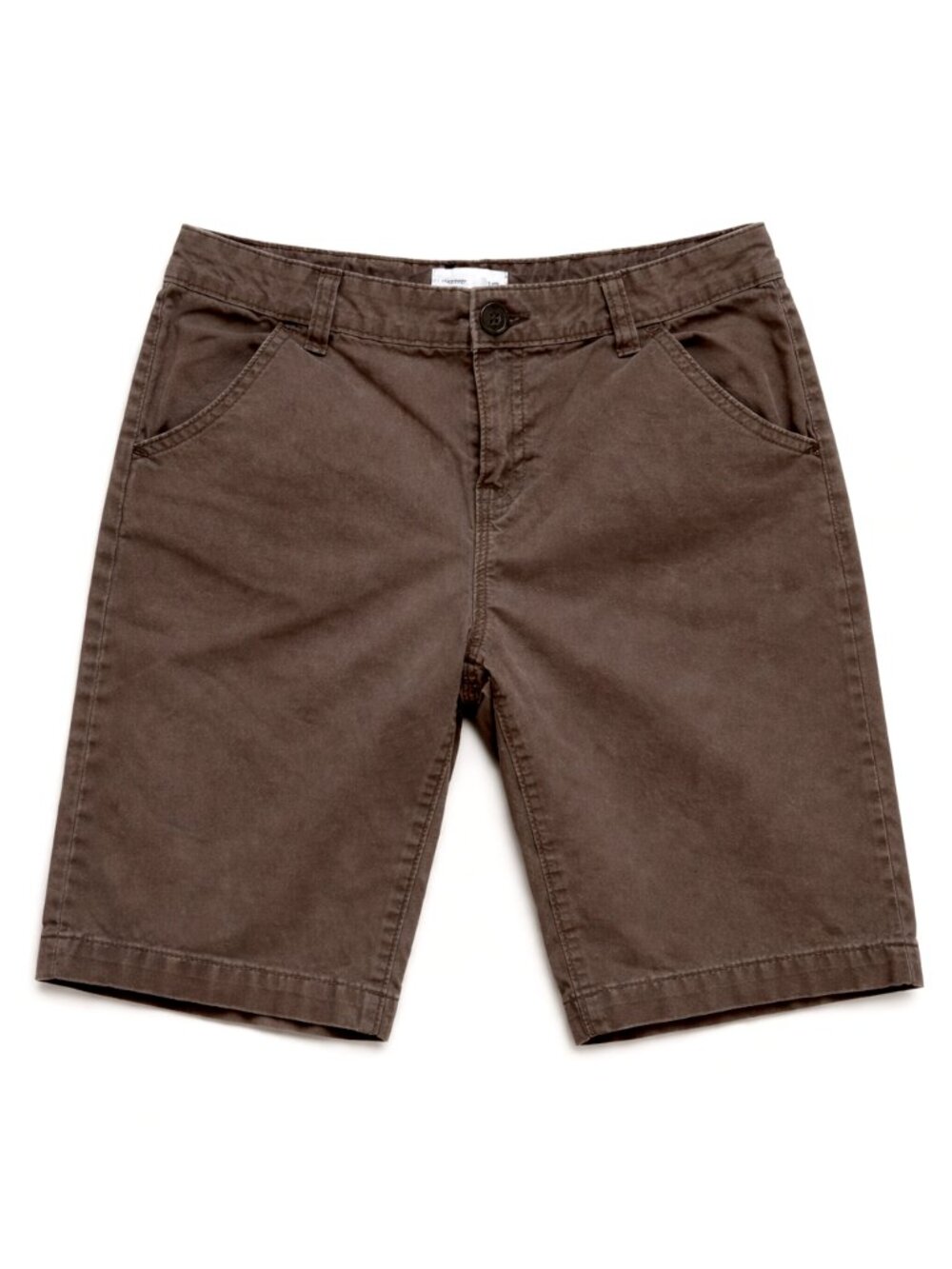 Old Navy Knee Length Cotton Chino Shorts Dark Brown Boys size 16